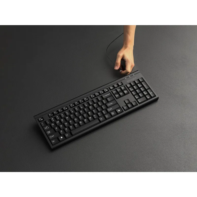 Klaviatūra Kensington K75560PT Juoda QWERTY